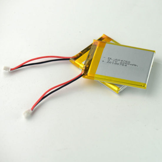 PCM 및 Jst 커넥터가 있는 3.7V 2300mAh 리튬 폴리머 배터리