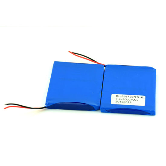 디지털 제품용 충전식 리튬 폴리머 7.4V 3000mAh 배터리