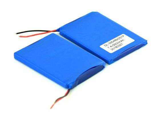 7.4V 3000mAh 충전식 리튬 폴리머 배터리 팩 Lipo 배터리(PCM 포함)