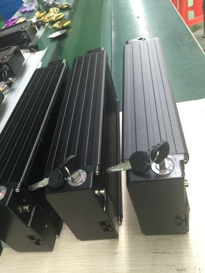 36V 10ah 전기 리튬 Ebike 배터리 250W 500W 모터 용 후면 랙 배터리