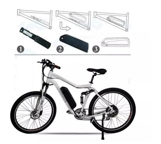 고성능 리튬 이온 36V 12ah USB Hailong 아래로 관 건전지 팩 Ebike 건전지