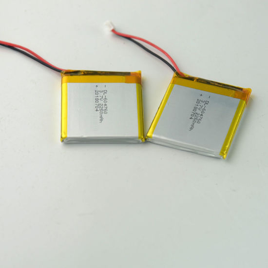 PCM 및 Jst 커넥터가 있는 3.7V 2300mAh 리튬 폴리머 배터리