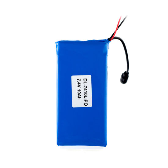 충전식 7.4V 10000mAh 리튬 폴리머 배터리 팩