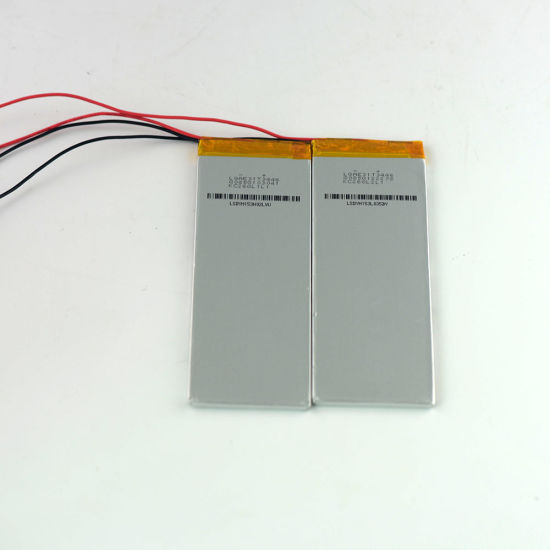 적외선 빛을 위한 3.7V 3100mAh 소형 3548135 리튬 중합체 건전지