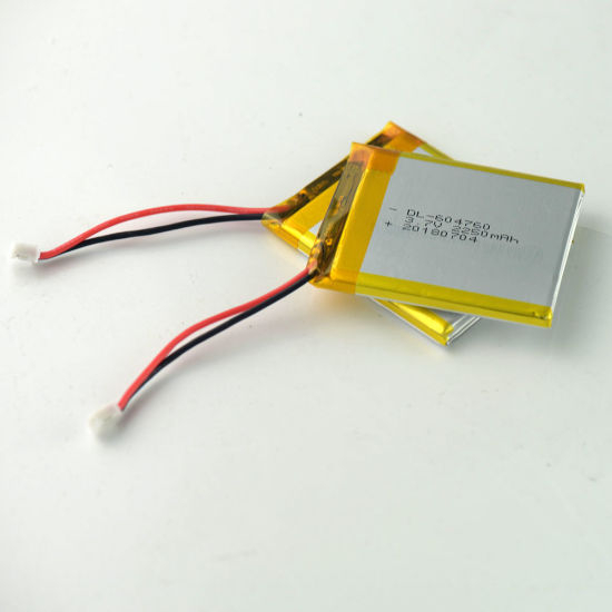 디지털 제품용 충전식 604760 3.7V 2250mAh Lipo 배터리 팩