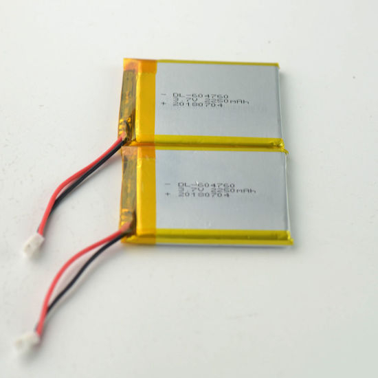 PCM 및 Jst 커넥터가 있는 3.7V 2300mAh 리튬 폴리머 배터리