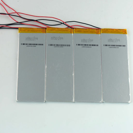 적외선 빛을 위한 3.7V 3100mAh 소형 3548135 리튬 중합체 건전지