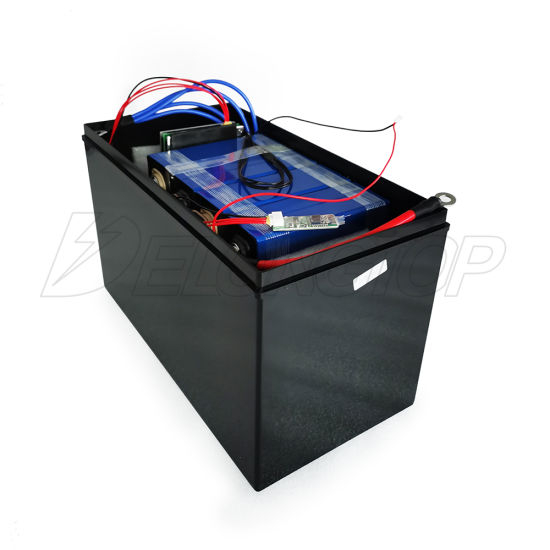 LiFePO4 배터리 12V 100ah RV 캠퍼 용 BMS 리튬 철 포함 태양열 해양 캐러밴 골프 카트